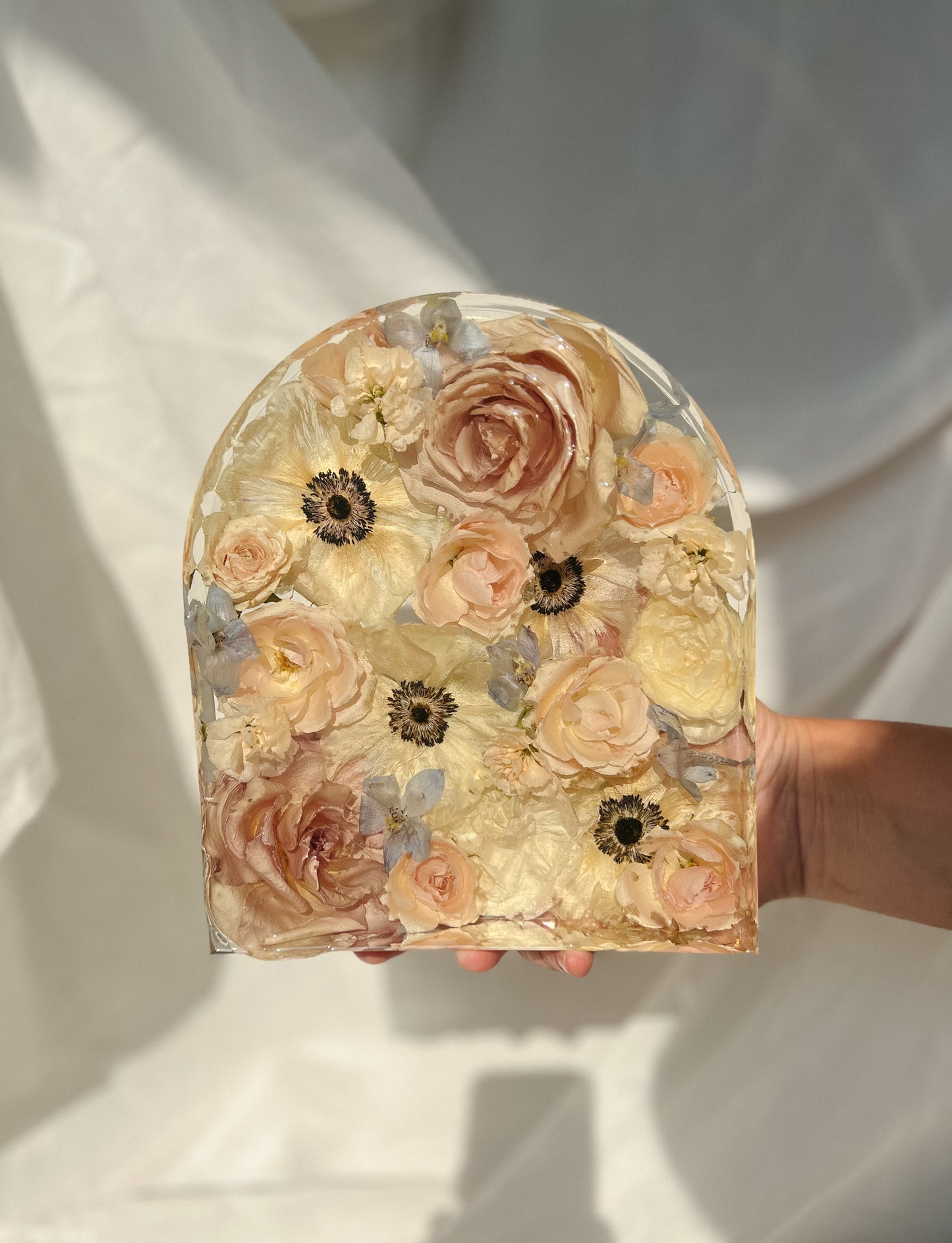 Custom Floral Arch Resin Block