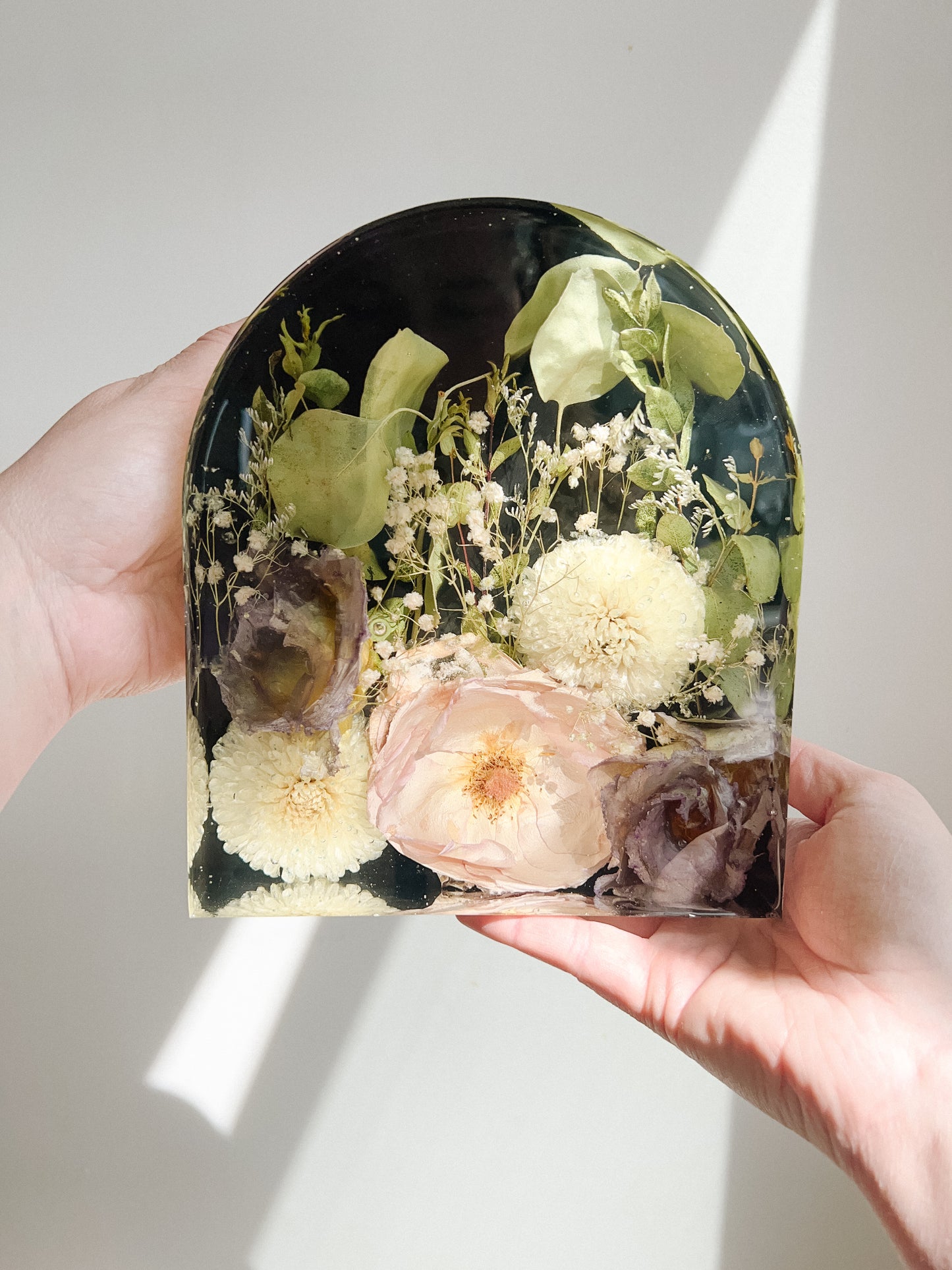 Custom Floral Arch Resin Block