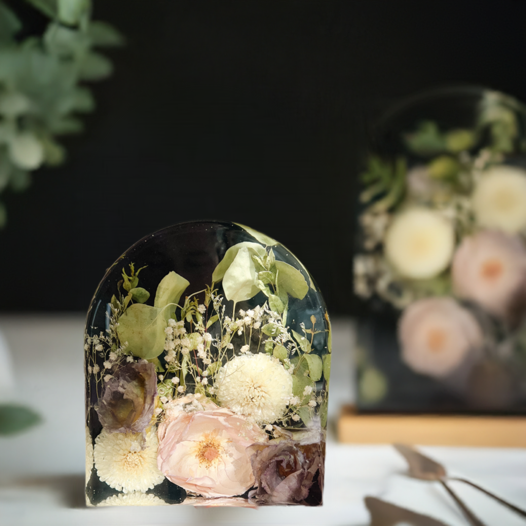 Custom Floral Arch Resin Block