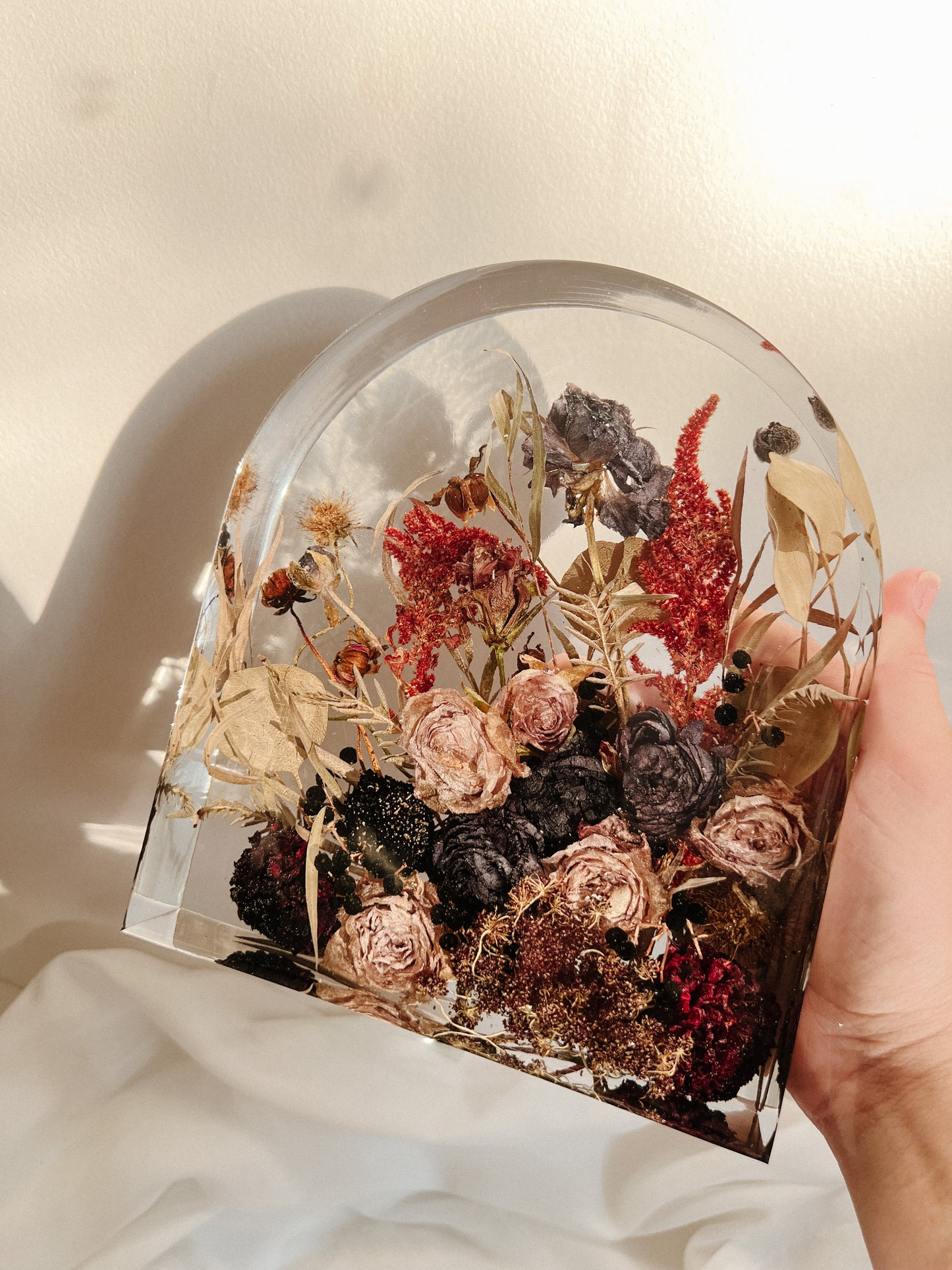 Custom Floral Arch Resin Block