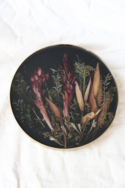Custom Floral Gold Frame
