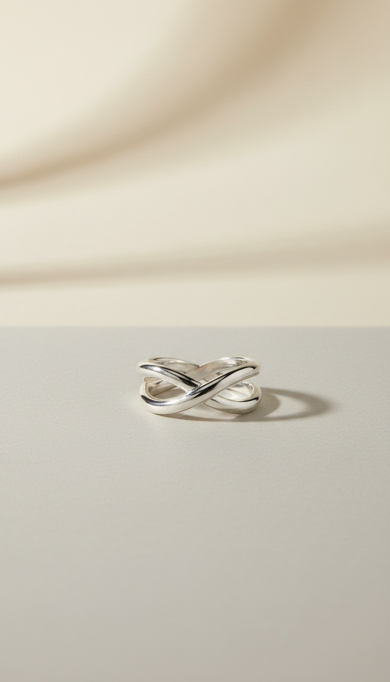 Sterling Silver Twist Ring
