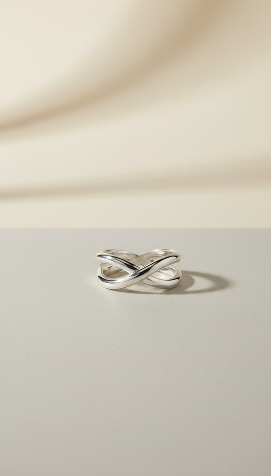Sterling Silver Twist Ring